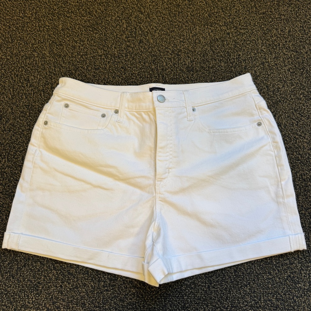J.Crew Classic White Trousers